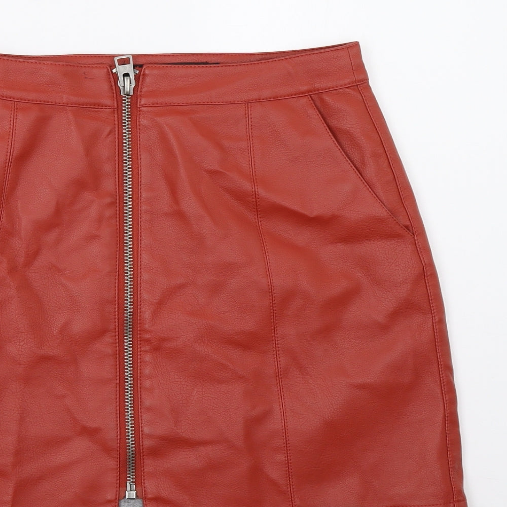 VERO MODA Womens Brown   Mini Skirt Size S