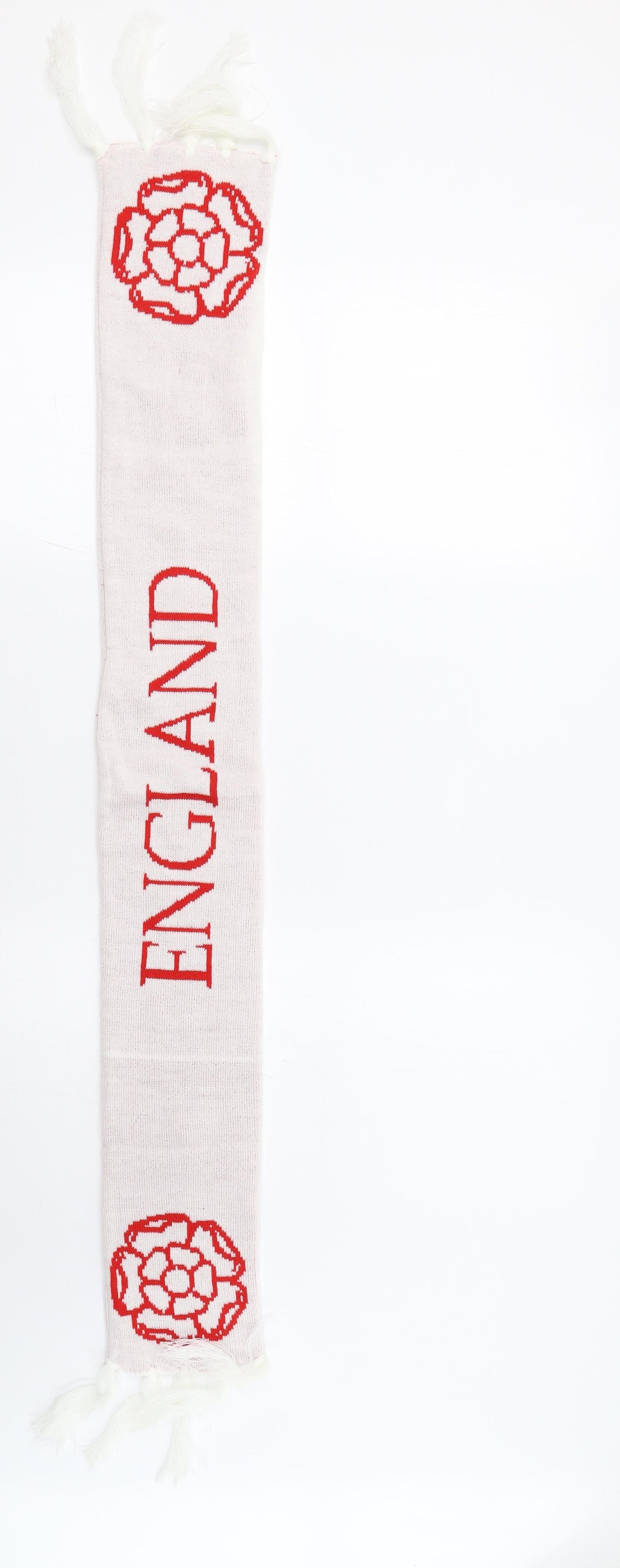 The Works Mens White   Scarf  One Size  - England