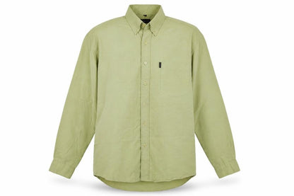 Mens UK Size M Gianni Vialli Green  Button-Up Long Sleeve Casual Shirt