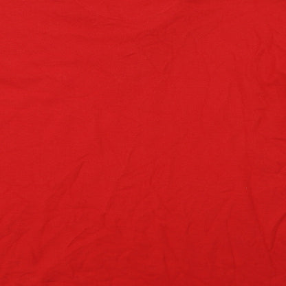 Russell Athletic Mens Red    Polo Size L