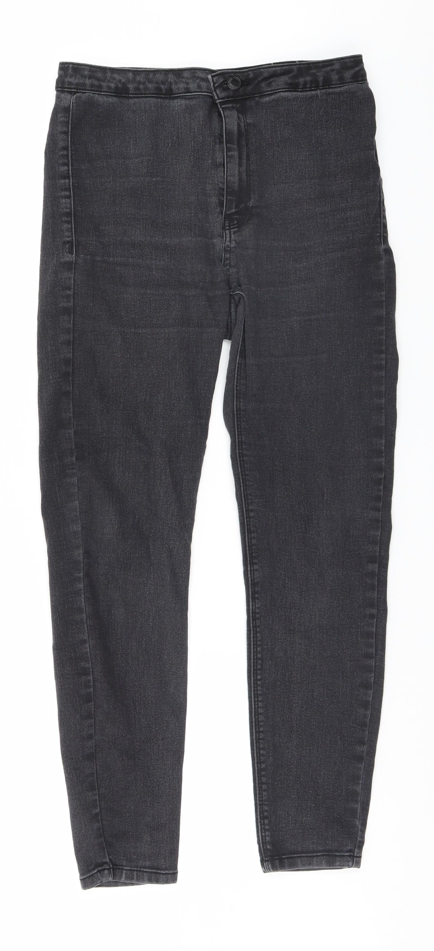 Bershka Womens Grey   Jegging Jeans Size 12 L26 in