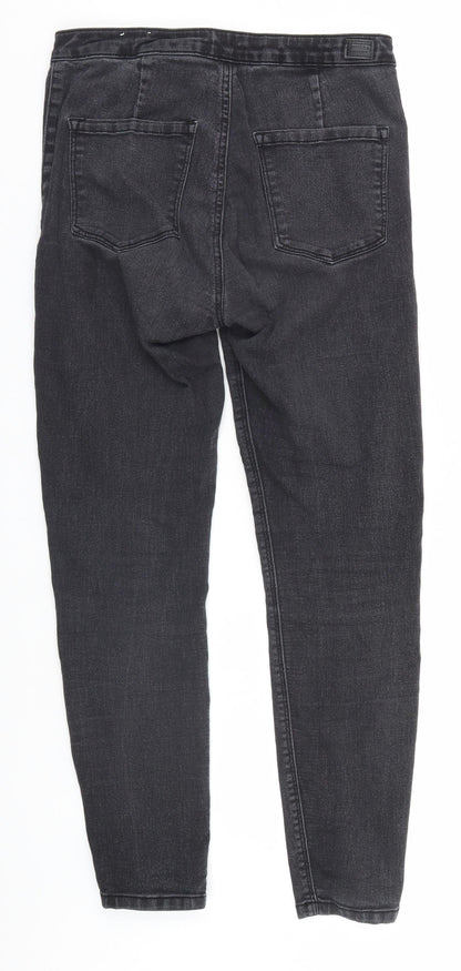 Bershka Womens Grey   Jegging Jeans Size 12 L26 in