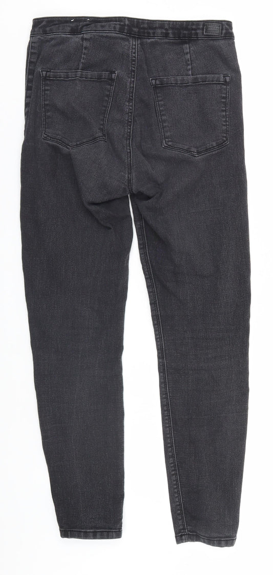Bershka Womens Grey   Jegging Jeans Size 12 L26 in