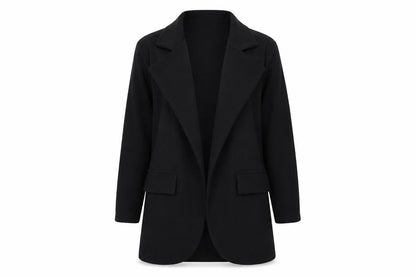 Womens UK Size 12 PRETTYLITTLETHING Black Overcoat