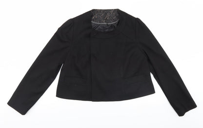 Womens UK Size  Preworn Black Jacket