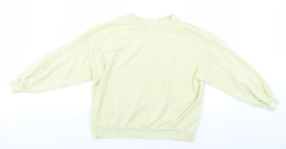 Womens UK Size M H&M Yellow Pullover Jumper