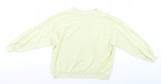 Womens UK Size M H&M Yellow Pullover Jumper