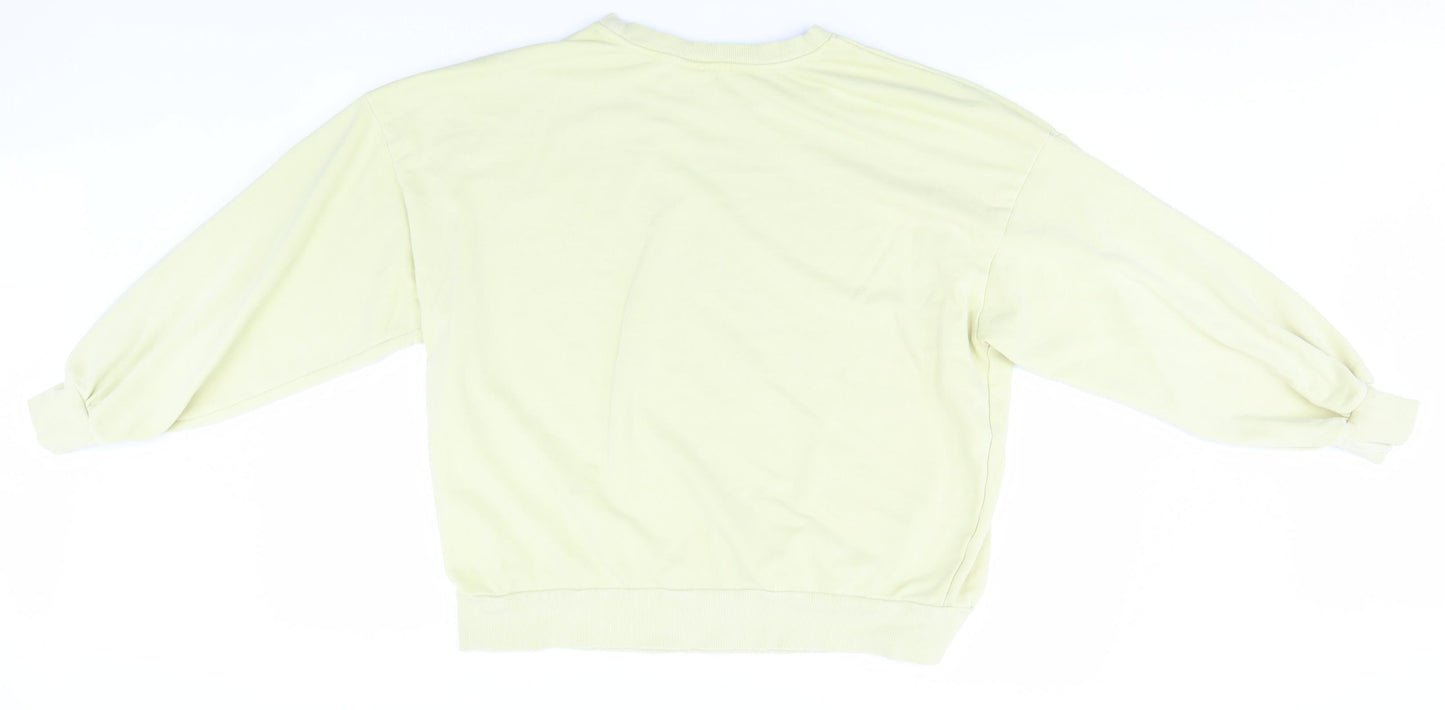 Womens UK Size M H&M Yellow Pullover Jumper