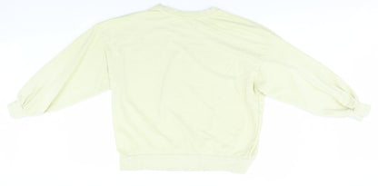 Womens UK Size M H&M Yellow Pullover Jumper