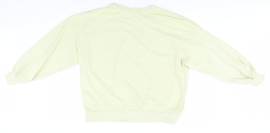 Womens UK Size M H&M Yellow Pullover Jumper