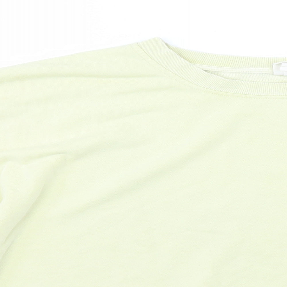 Womens UK Size M H&M Yellow Pullover Jumper