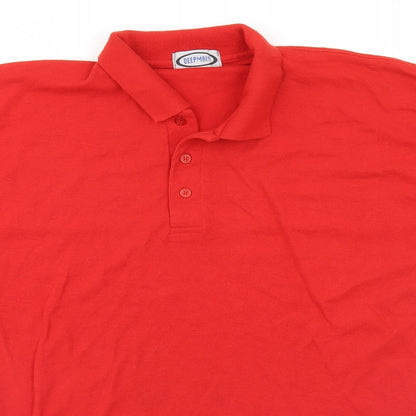 Preworn Mens Red    Polo Size XL