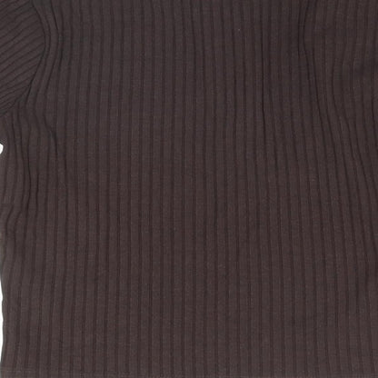 MONKL Mens Brown Striped   T-Shirt