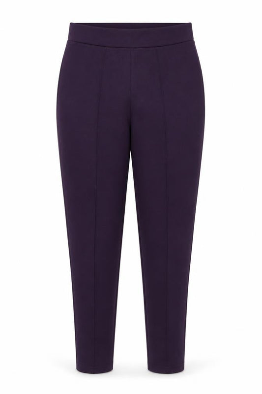 Front view of Atmosphere women’s blue trousers, size UK 10, 28-inch leg