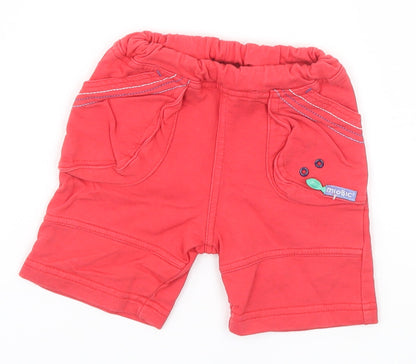 Miobic Baby Red   Sweatpants Leggings Size 3-6 Months