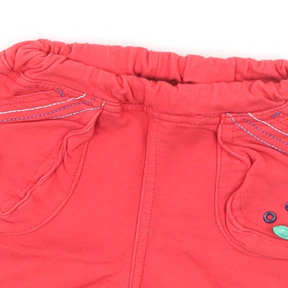 Miobic Baby Red   Sweatpants Leggings Size 3-6 Months