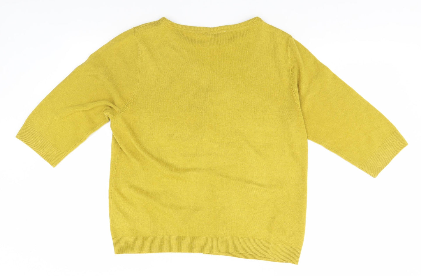 BHS Womens Gold   Pullover Jumper Size 18