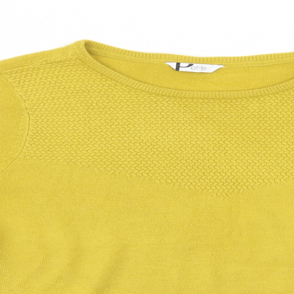 BHS Womens Gold   Pullover Jumper Size 18