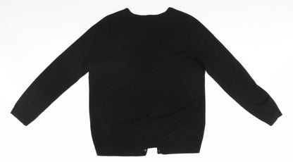 Womens UK Size 14 BHS Black Cardigan Jumper