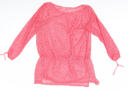 Womens UK Size 16 NEXT Red Basic Blouse