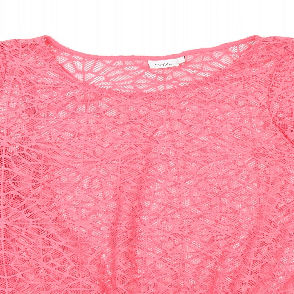 Womens UK Size 16 NEXT Red Basic Blouse