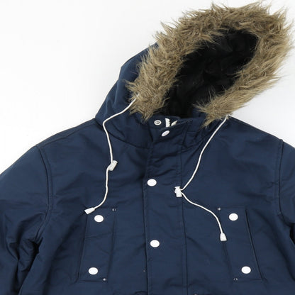 Supply and demand Womens Blue   Puffer Jacket Coat Size XS
