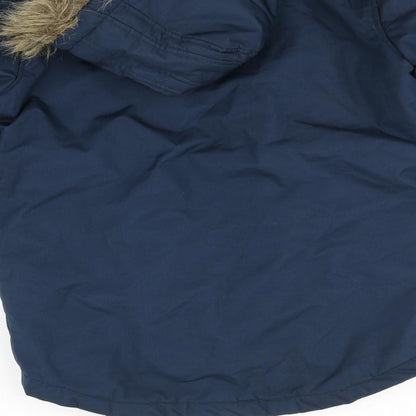 Supply and demand Womens Blue   Puffer Jacket Coat Size XS