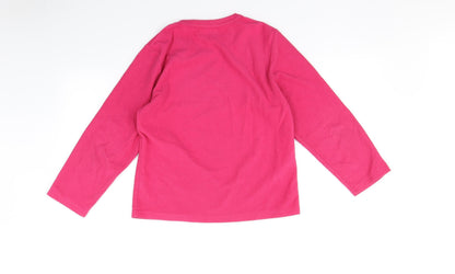 Primark Girls Pink    Pyjama Top Size 11-12 Years  - Owls