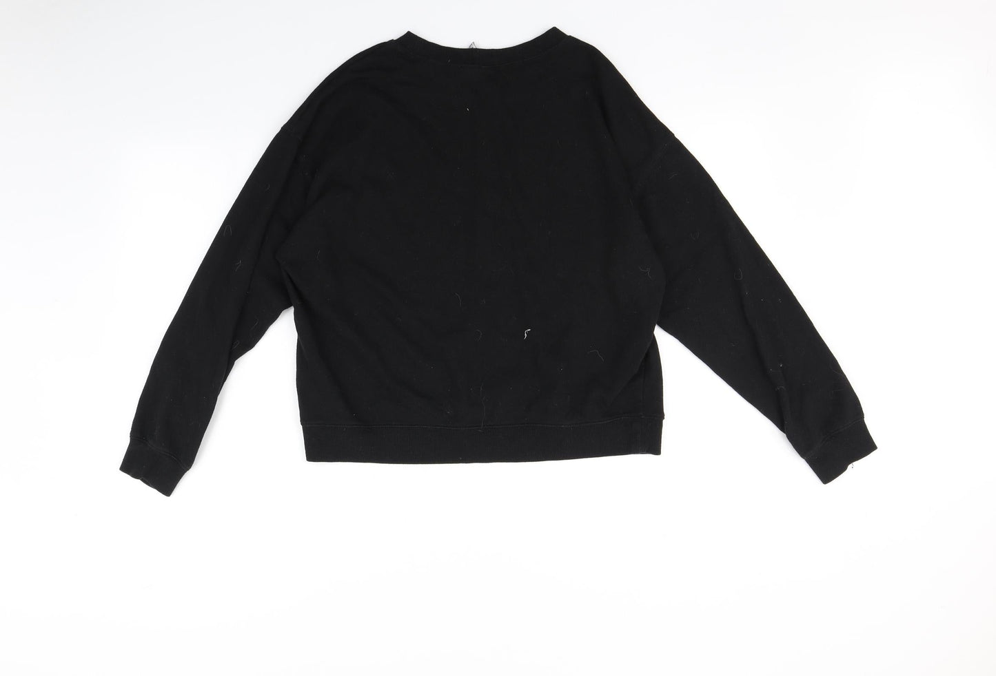 Womens UK Size L H&M Black Pullover Jumper