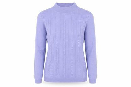 Womens UK Size 10 Poppy Purple Pullover Jumper