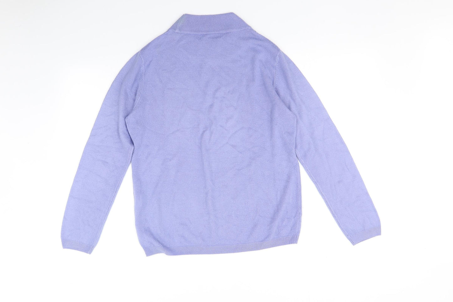 Womens UK Size 10 Poppy Purple Pullover Jumper