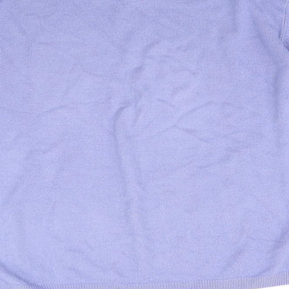Womens UK Size 10 Poppy Purple Pullover Jumper