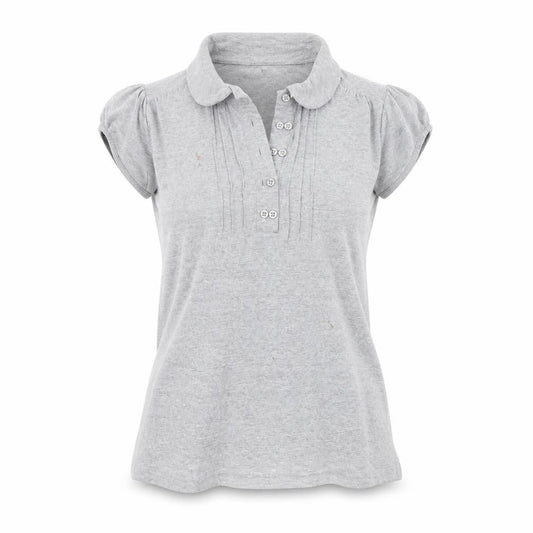 Womens UK Size 12 Marks and Spencer Grey Basic Polo