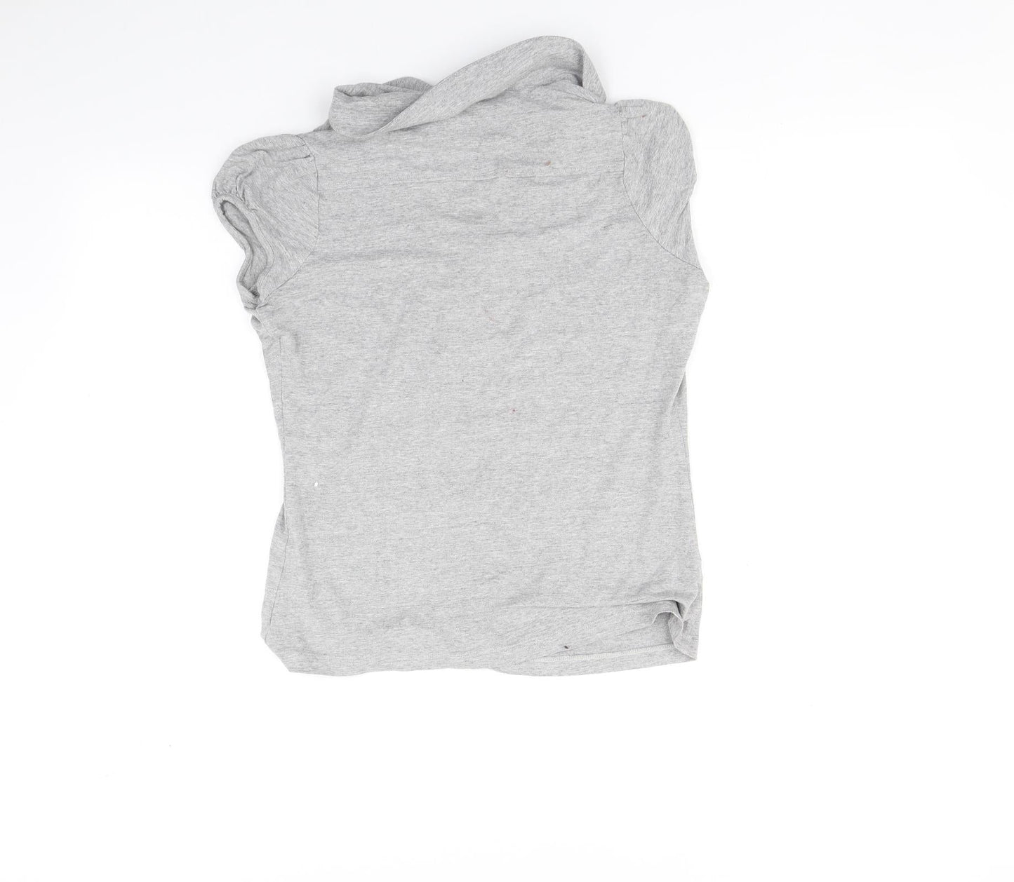Womens UK Size 12 Marks and Spencer Grey Basic Polo