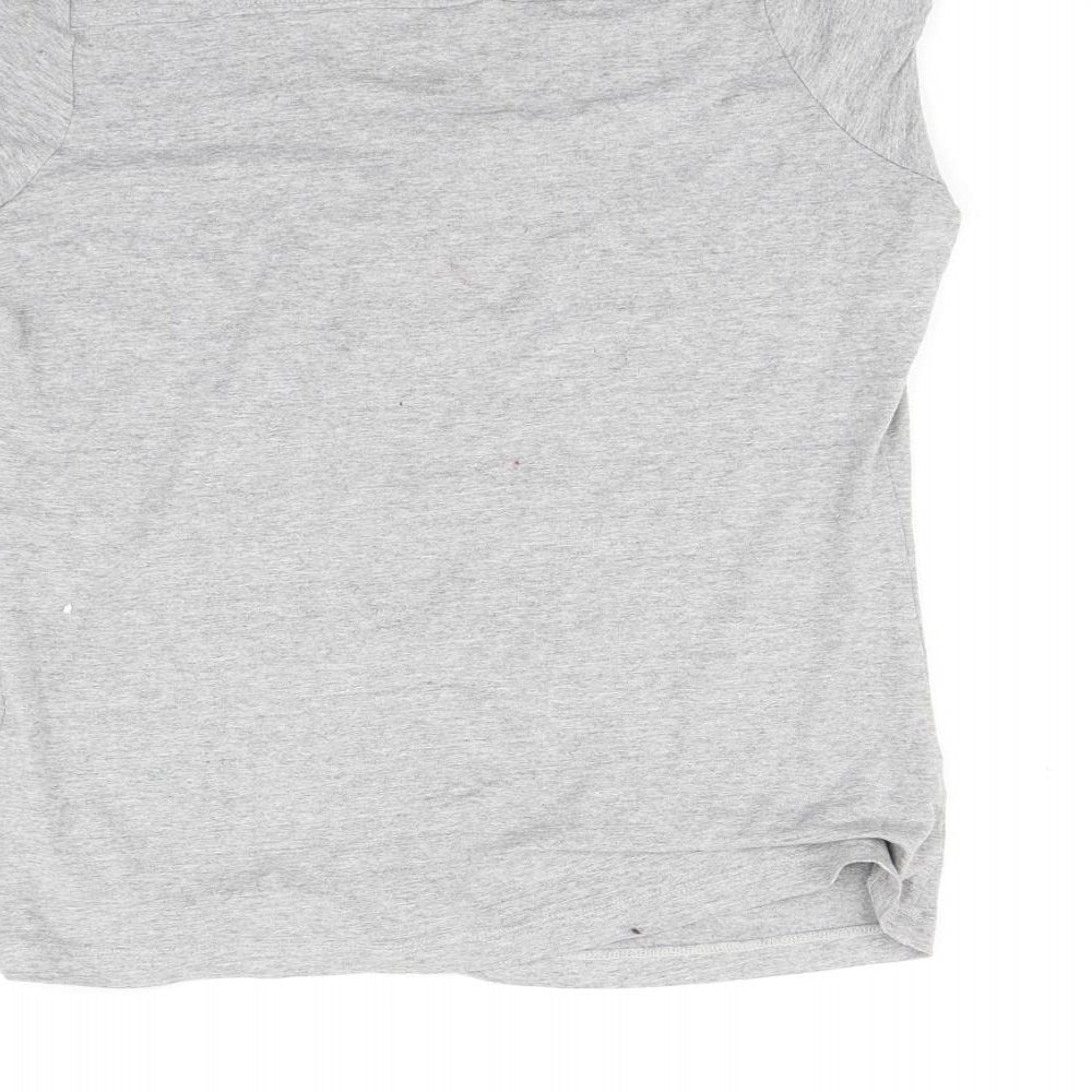 Womens UK Size 12 Marks and Spencer Grey Basic Polo