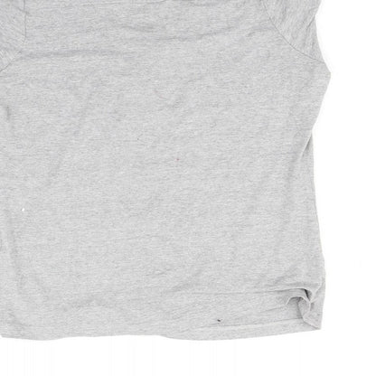 Womens UK Size 12 Marks and Spencer Grey Basic Polo