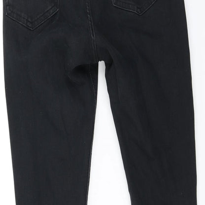 Topshop Womens Black   Skinny Jeans Size 30 in L30 in
