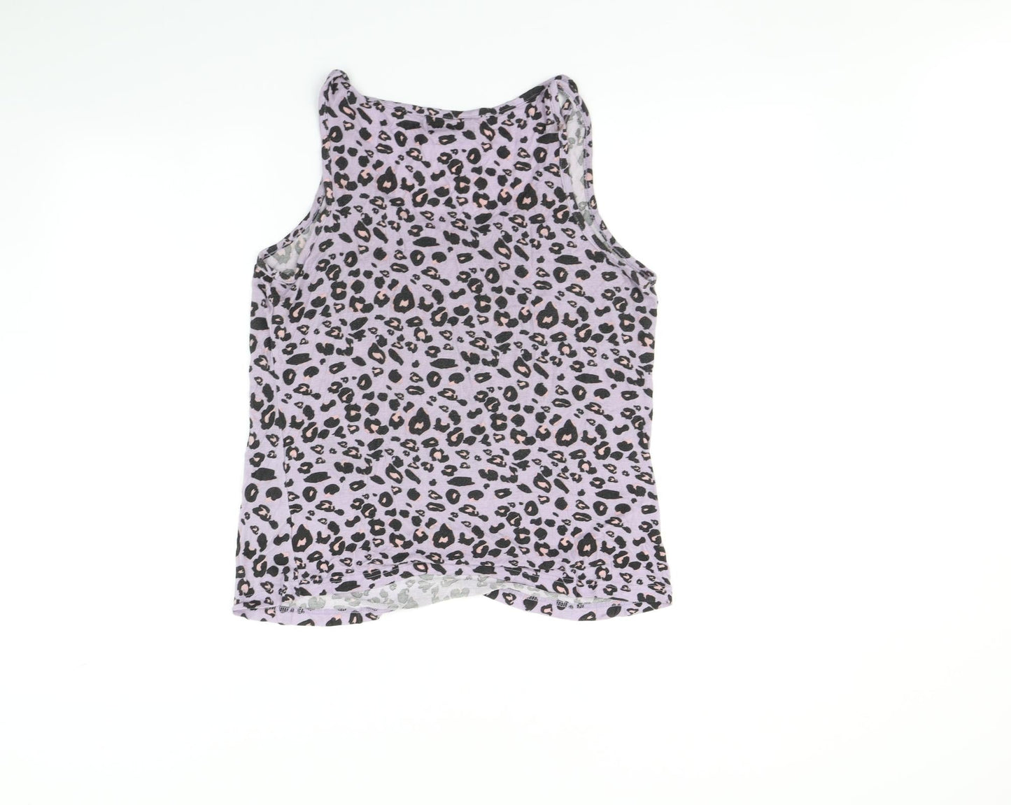 Studio Womens Purple Animal Print  Top Pyjama Top Size 8