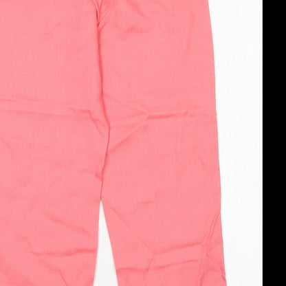 Greatplains Mens Pink   Cropped Trousers Size 16 L25 in