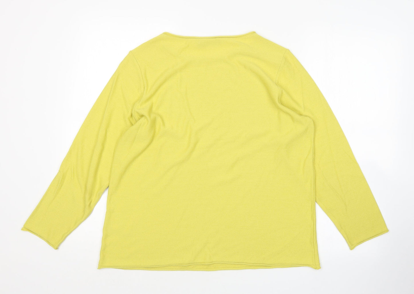 doris streich Womens Green   Pullover Jumper Size 14
