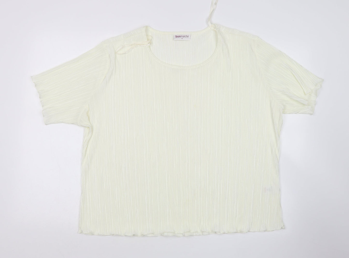 Bonmarche Womens Yellow   Basic Blouse Size XL