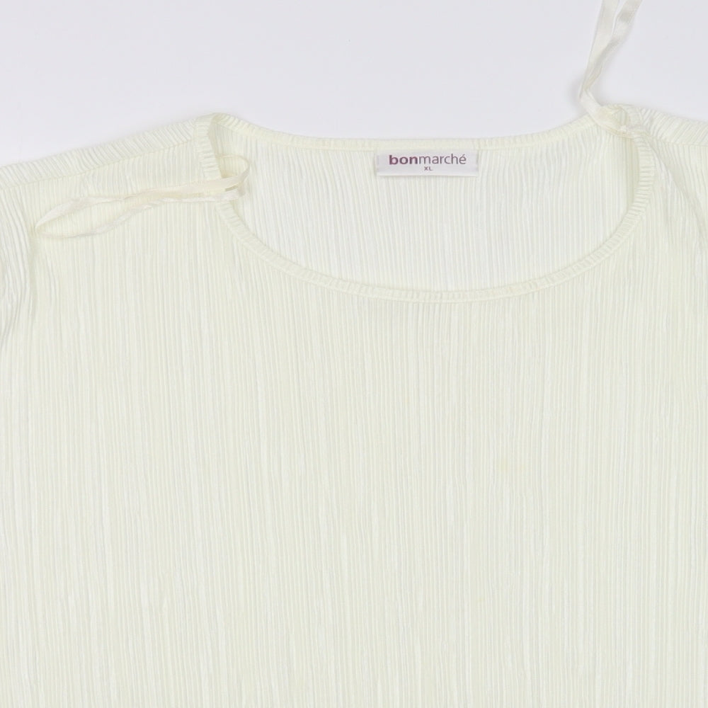 Bonmarche Womens Yellow   Basic Blouse Size XL