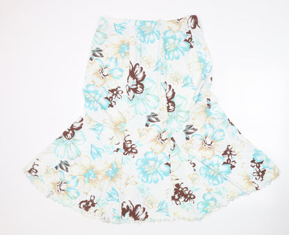 ann marie Womens Multicoloured Floral  A-Line Skirt Size XL