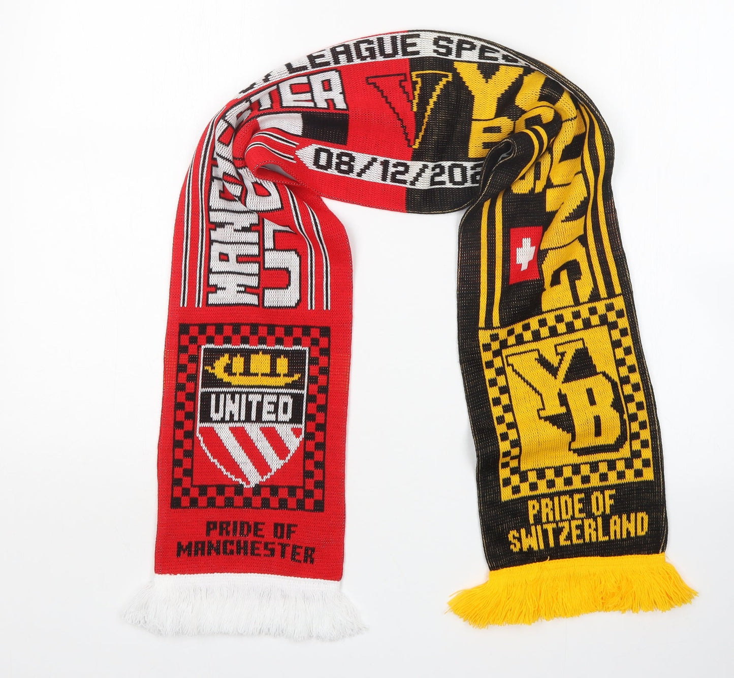 Preworn Football Scarf   - Manchester United VS Young Boys
