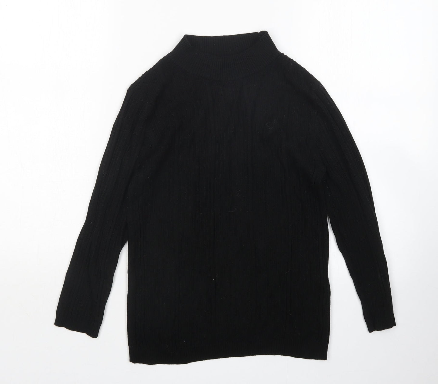 Womens UK Size 10 Peacocks Black Pullover Jumper