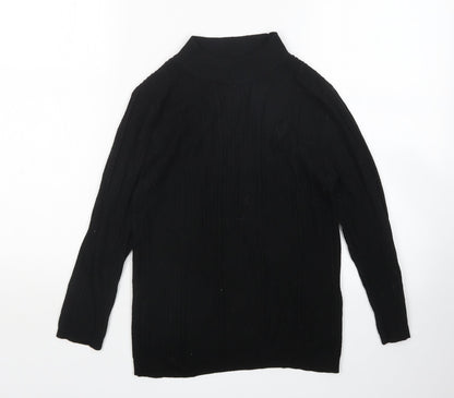 Womens UK Size 10 Peacocks Black Pullover Jumper