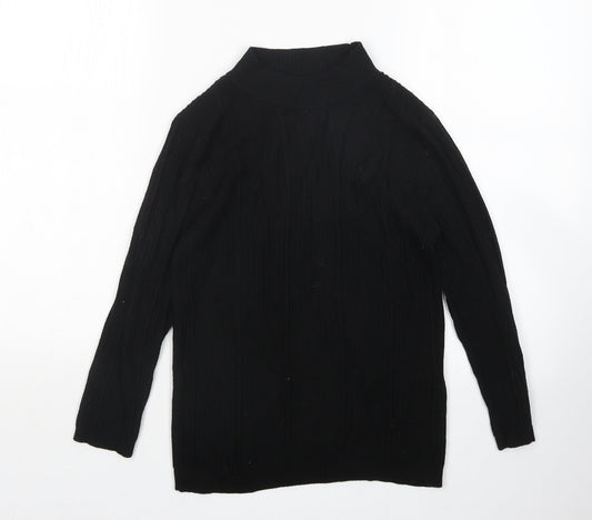 Womens UK Size 10 Peacocks Black Pullover Jumper
