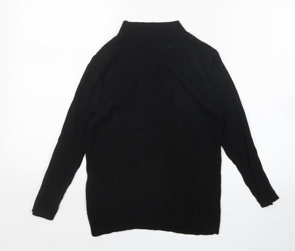 Womens UK Size 10 Peacocks Black Pullover Jumper