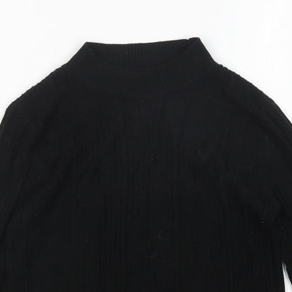 Womens UK Size 10 Peacocks Black Pullover Jumper