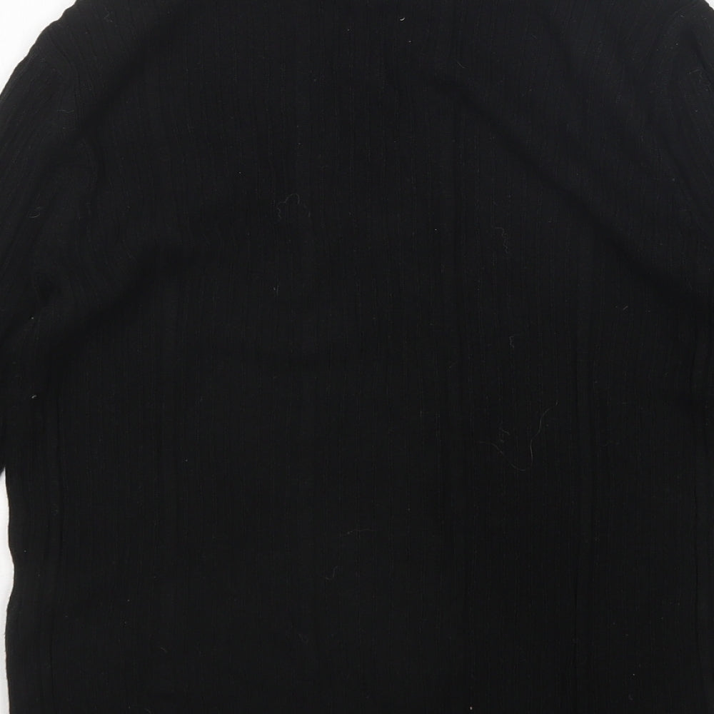 Womens UK Size 10 Peacocks Black Pullover Jumper